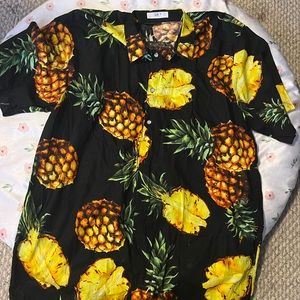 Men pineapple shirt XL